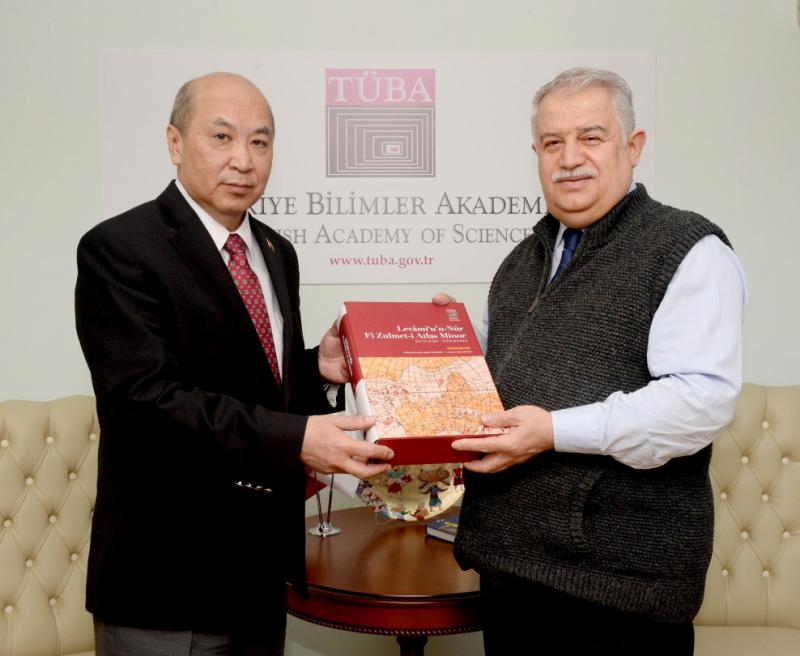 AMBASSADOR MEETS WITH PRESIDENT OF TURKISH ACADEMY OF SCIENCES (TÜBA) 