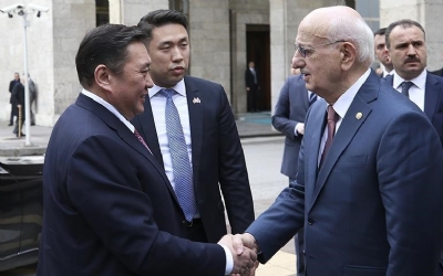 CHAIRMAN OF THE MONGOLIAN PARLIAMENT IN TURKEY 