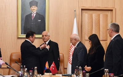 MEHMET ERDOĞAN IS AWARDED BY PRESIDENTIAL DECREE