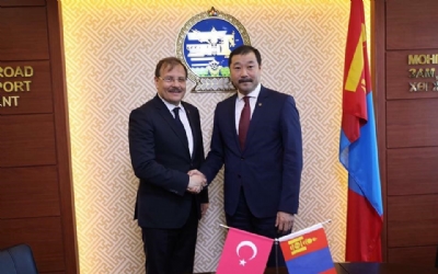 MINISTER J.BAT-ERDENE MET DEPUTY PRIME MINISTER OF TURKEY HAKAN CAVUSOGLU