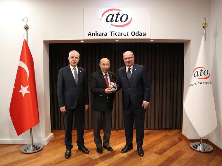 AMBASSADOR VISITED THE Ankara Chamber of Commerce (ATO)