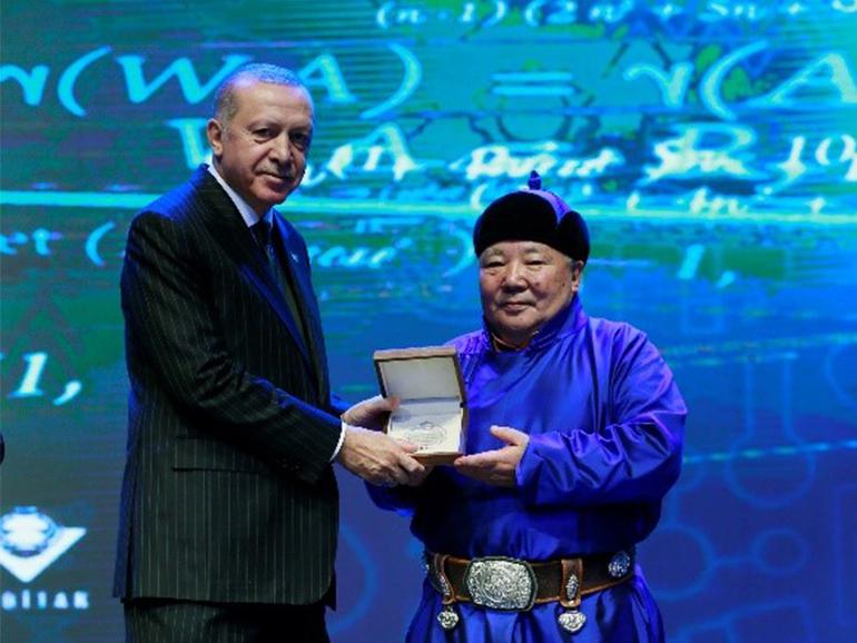 MONGOLIAN ACADEMICIAN WON AWARD FROM TURKISH ACADEMY OF SCIENCES