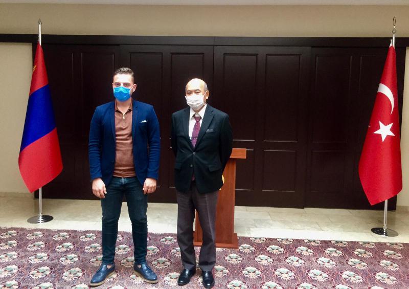 Turkish actor visited Embassy