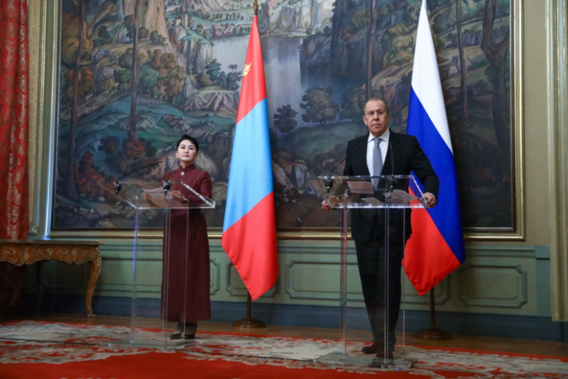 Official talks held between Foreign Ministers of Mongolia and Russia