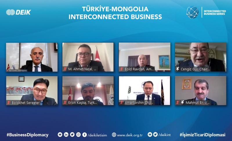 WEBINAR MEETING “FOREGN TRADE AND INVESTMENT OPPORTUNITIES” WAS HELD BETWEEN MONGOLIA AND TURKEY