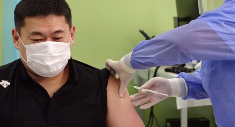 Mongolian PM becomes the first person in the country to be vaccinated against COVID-19