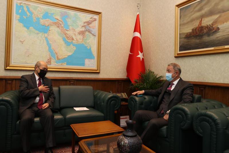 MEETING WITH H.E. HULUSI AKAR, MINISTER OF NATIONAL DEFENSE  