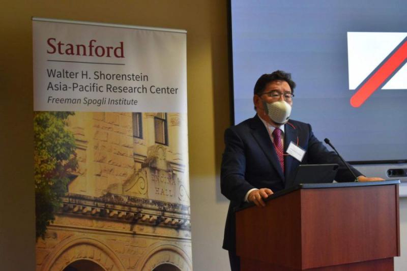 SPEAKER OF THE PARLIAMENT DELIVERS SPEECH AT THE ASIA-PACIFIC RESEARCH CENTER OF STANFORD UNIVERSITY
