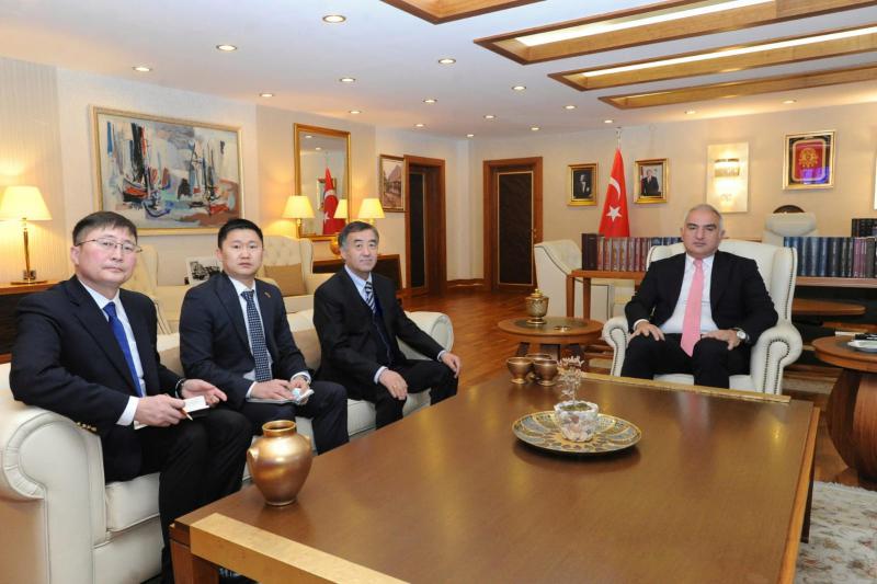AMBASSADOR CALLED ON H.E. MEHMET ERSOY, MINISTER OF CULTURE AND TOURISM OF TURKEY