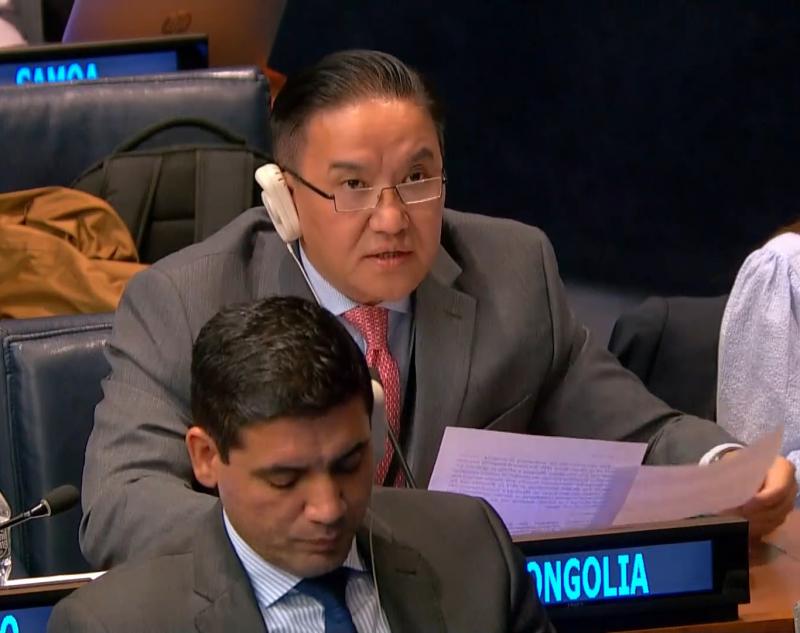 RESOLUTION “MONGOLIA’S INTERNATIONAL SECURITY AND NUCLEAR-WEAPON-FREE STATUS” IS ADOPTED
