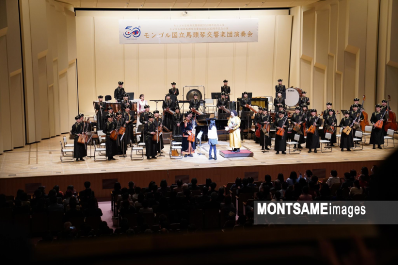 Morin Khuur Ensemble of Mongolia Performed for Their Majesties the Emperor and Empress of Japan