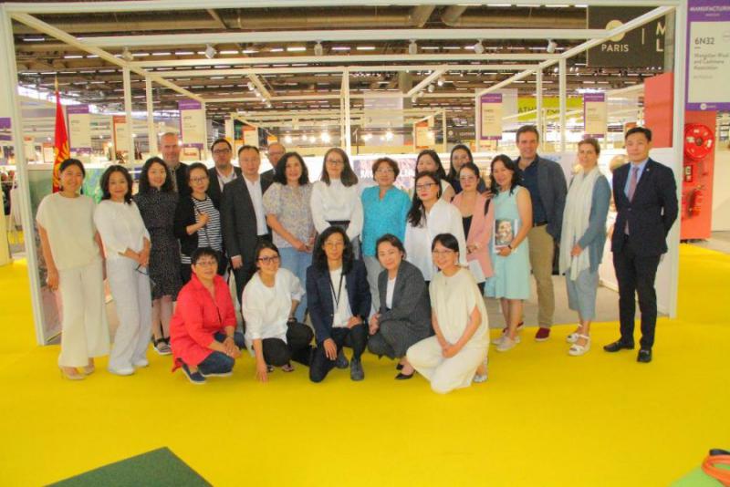 Mongolia's wool and cashmere industry development presented at the 'Premiere Vision Paris' exhibition