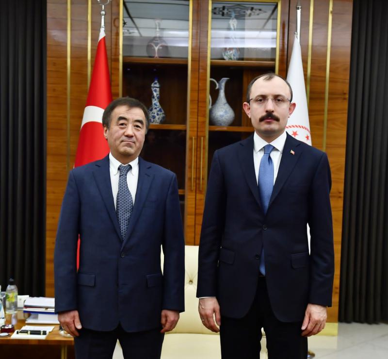 AMBASSADOR G.MUNKHBAYAR MET WITH MINISTER OF TRADE OF TURKEY