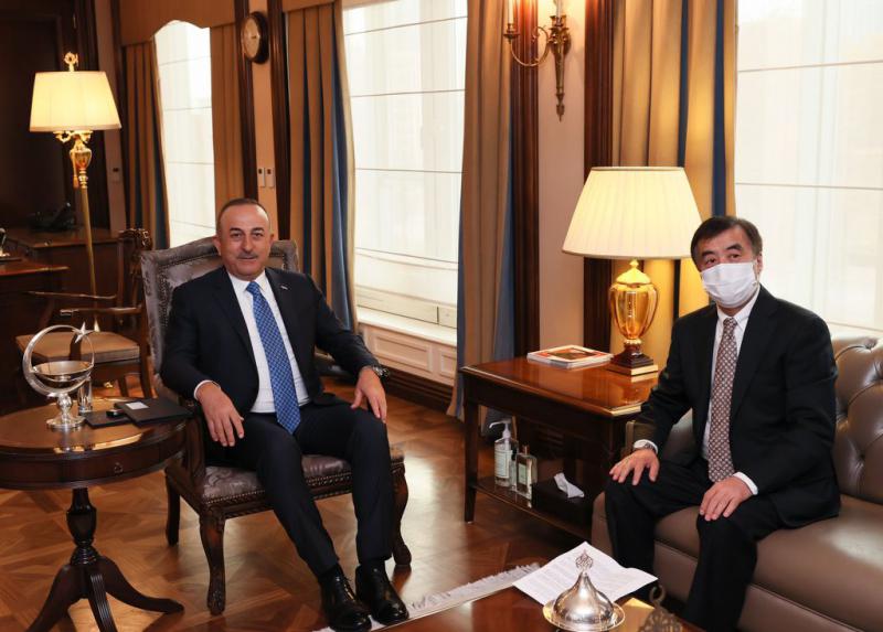 AMBASSADOR G.MUNKHBAYAR RECEIVED BY THE MINISTER OF FOREIGN AFFAIRS OF THE REPUBLIC OF TURKEY