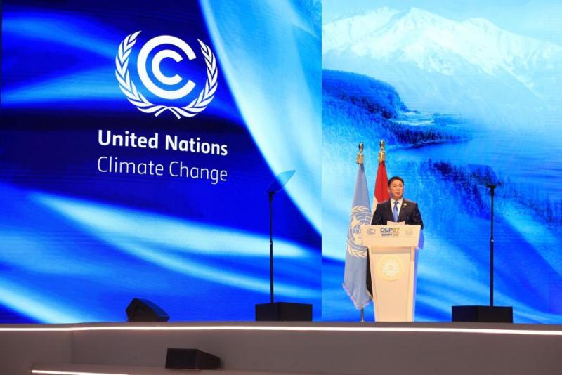 15 HIGHLIGHTS FROM PRESIDENT OF MONGOLIA'S NATIONAL STATEMENT DELIVERED AT COP27