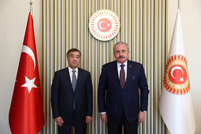 AMBASSADOR MUNKHBAYAR GOMBOSUREN MET H.E. MR.MUSTAFA ŞENTOP, SPEAKER OF THE NATIONAL ASSEMBLY OF THE REPUBLIC OF TURKEY