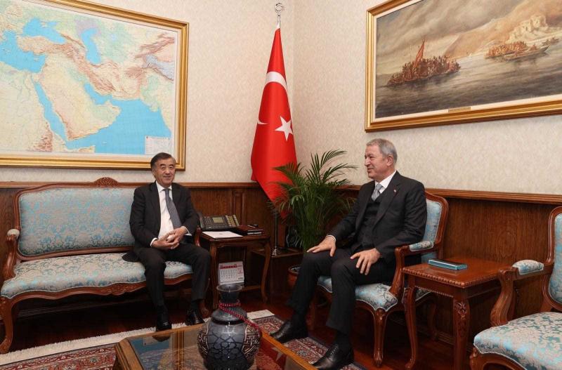 AMBASSADOR G.MUNKHBAYAR MEETS WITH MINISTER OF NATIONAL DEFENSE OF THE REPUBLIC OF TÜRKİYE