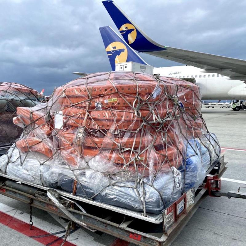 Humanitarian Aid, including 20 Mongol Gers Sent to Turkey