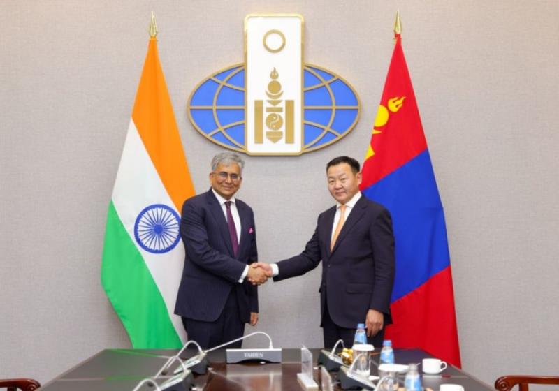 CONSULTATIVE MEETING BETWEEN FOREIGN MINISTRIES OF MONGOLIA AND INDIA