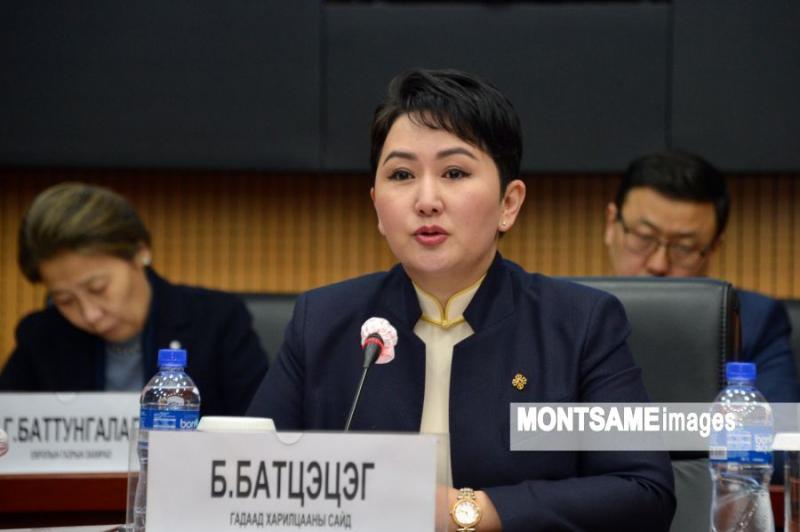 B. BATTSETSEG: MONGOLIA WILL PRESERVE THE MOMENTUM OF ITS FOREIGN POLICIES AND ACTIONS