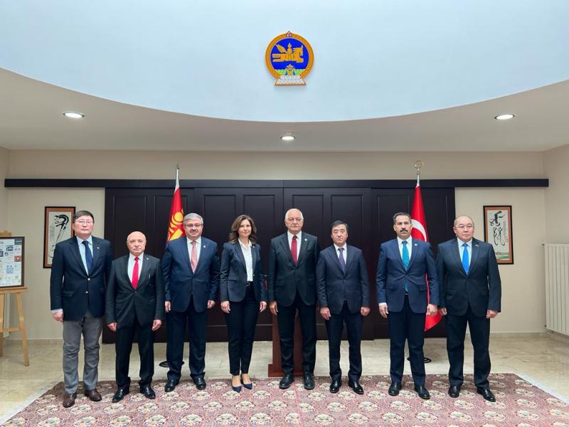 THE TURKISH-MONGOLIAN INTER-PARLIAMENTARY GROUP VISITED THE EMBASSY