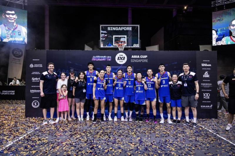 For the First Time, Mongolia Receives Double Bronze at the FIBA 3x3 Asia Cup