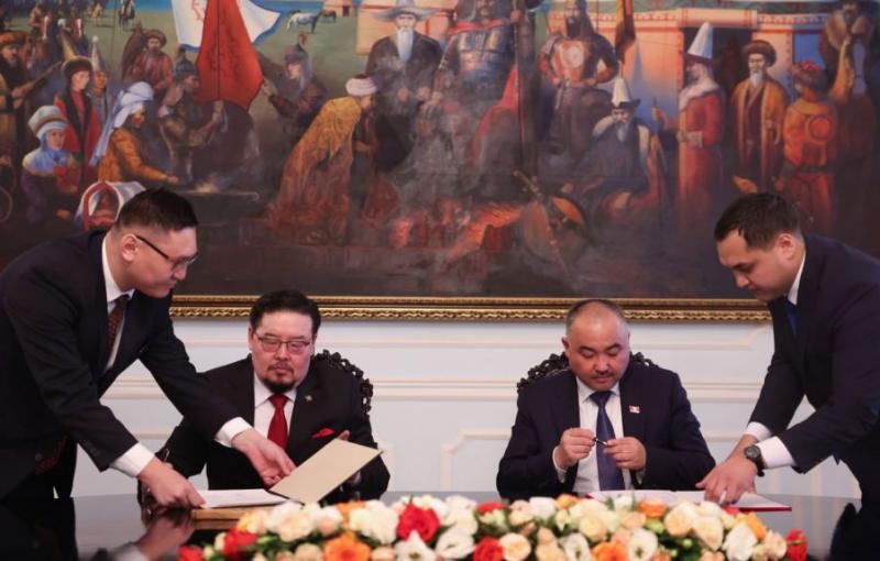 Speakers of Mongolia and Kyrgyzstan Hold Official Talks