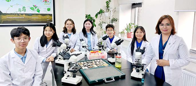 Mongolian Teachers and Students Win the Cambridge Science Competition