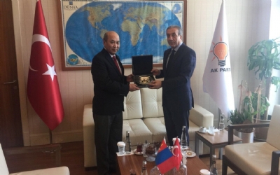 AMBASSADOR MEETS WITH DEPUTY CHAIRMAN OF THE JUSTICE AND DEVELOPMENT PARTY 