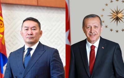 MONGOLIAN PRESIDENT KHALTMAA BATTULGA CONGRATULATED TURKISH PRESIDENT RECEP TAYYIP ERDOĞAN ON HIS PRESIDENTIAL ELECTION WIN